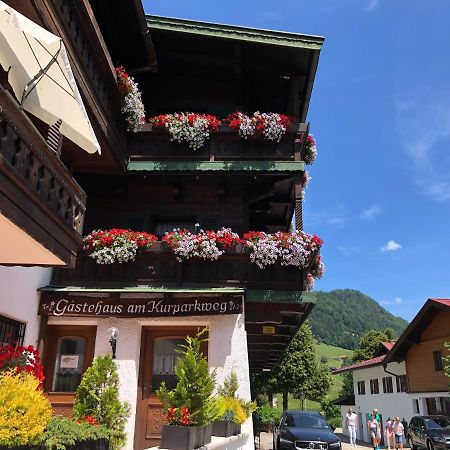 Gaestehaus Am Kurparkweg Otel Reit im Winkl Dış mekan fotoğraf