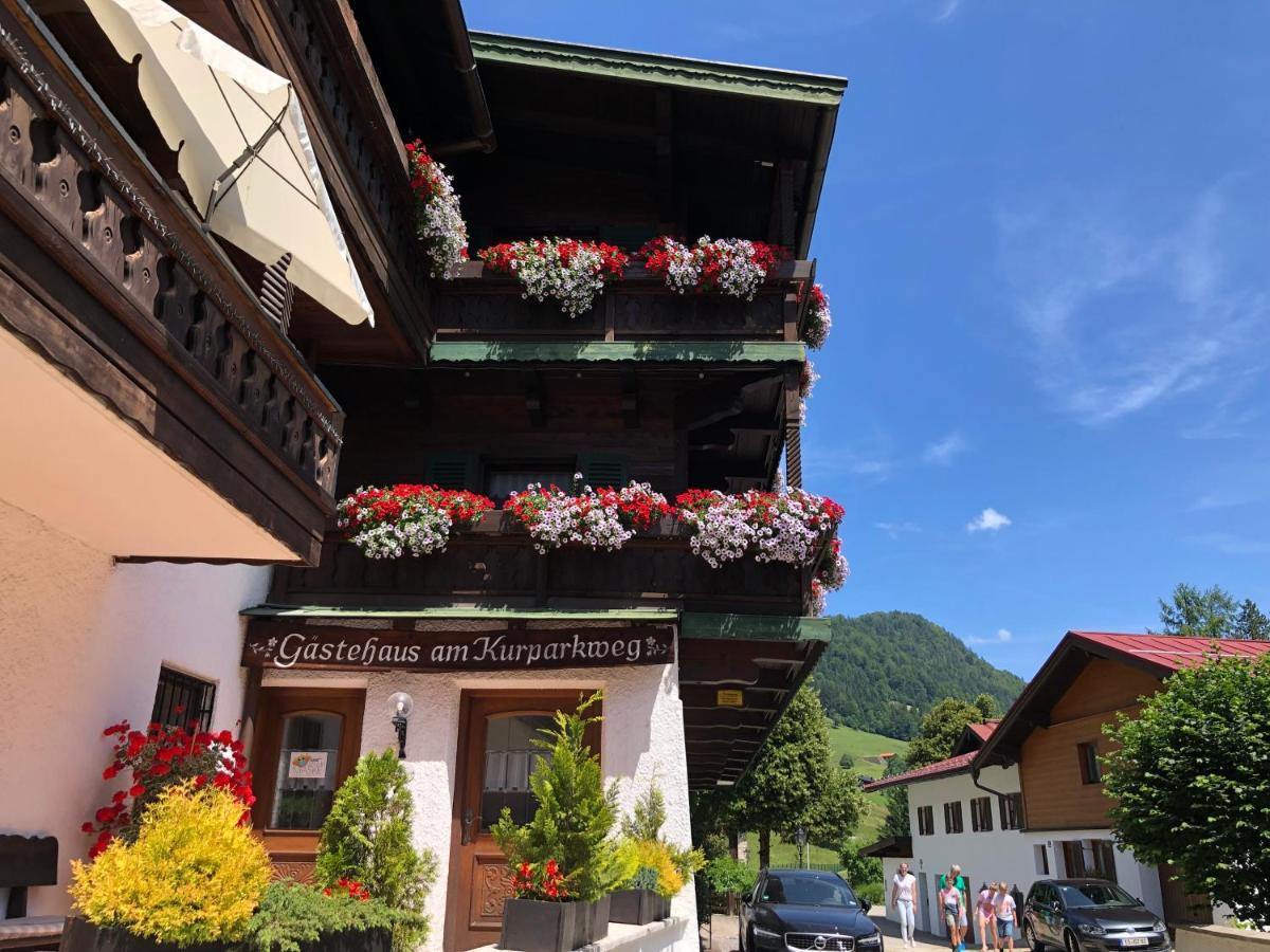 Gaestehaus Am Kurparkweg Otel Reit im Winkl Dış mekan fotoğraf