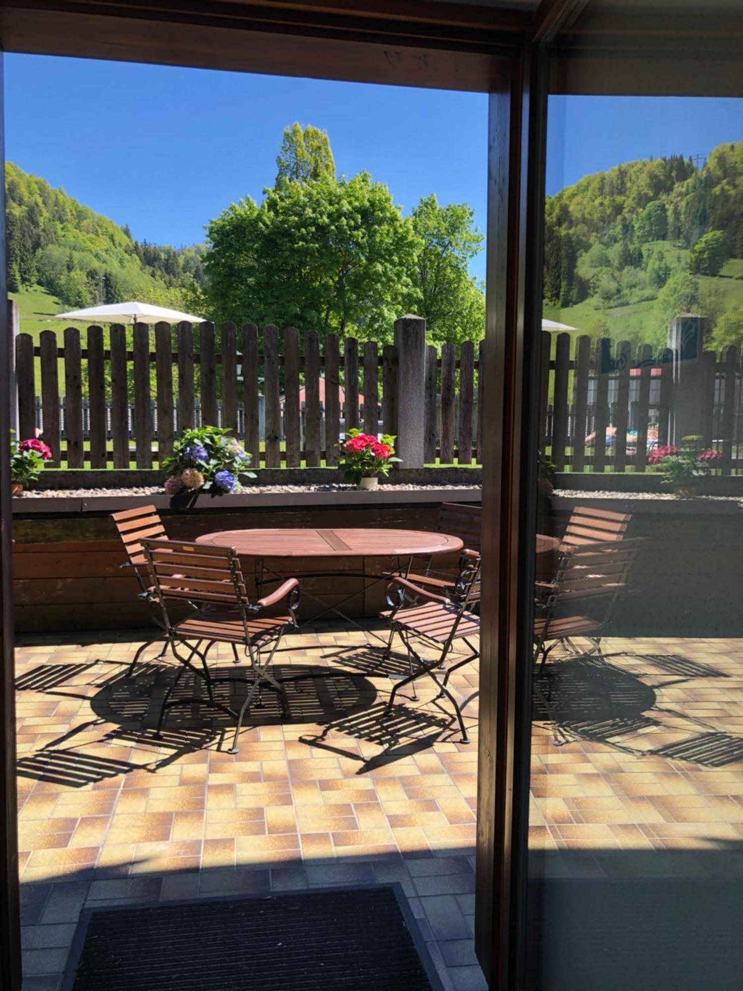 Gaestehaus Am Kurparkweg Otel Reit im Winkl Oda fotoğraf